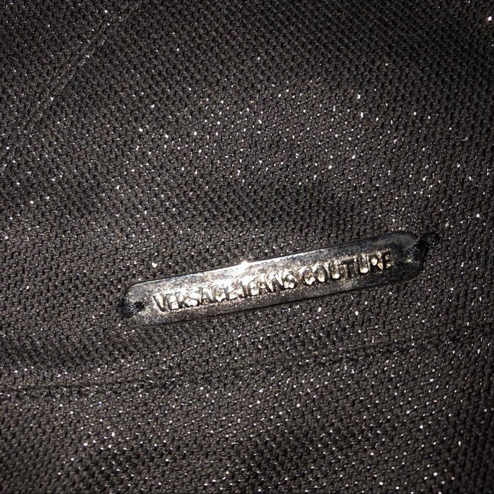 Versace Jeans Couture Black Jean Jacket Size XS - Picture 3 of 8